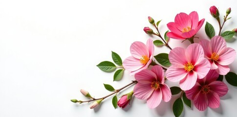 Fototapeta premium stunning flower arrangement on a white background, white background, flowers, elegant