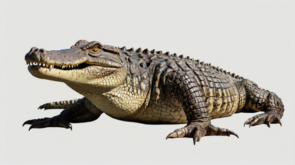 Fototapeta premium crocodile in the water