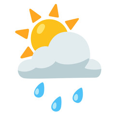 Sun Behind Rain Cloud
