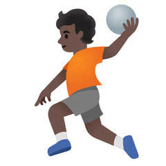 Person Playing Handball

