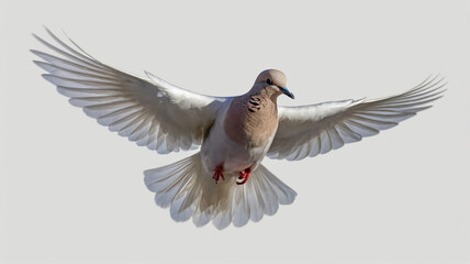 Obraz premium white dove flying