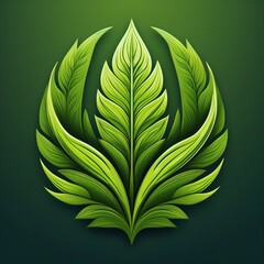 green leaf background