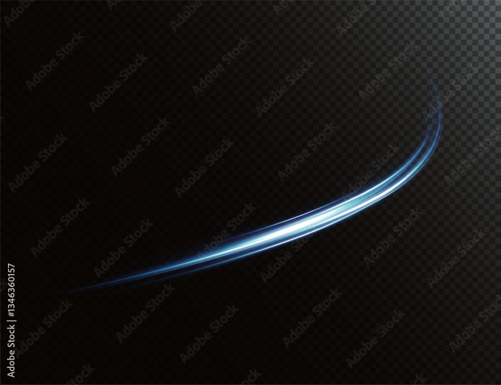 Aufkleber modern abstract vector background with glowing neon lines, sparkles, and flare effects. blue and bla
