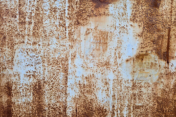 Rusty Metal Surface with Weathered Texture