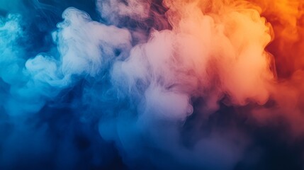 Obraz premium AbstractArt Colorful Smoke Scene Cloud High Abstract