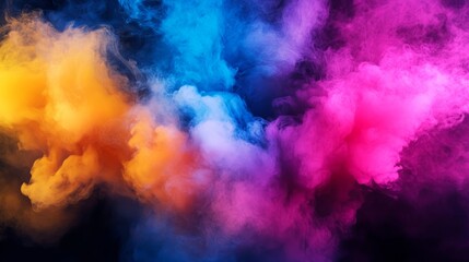 Generic Vibrant Multicolored Scene Resolution Explosion