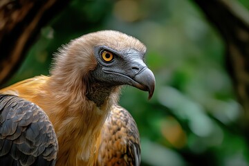 Fototapeta premium Beautiful vulture banner