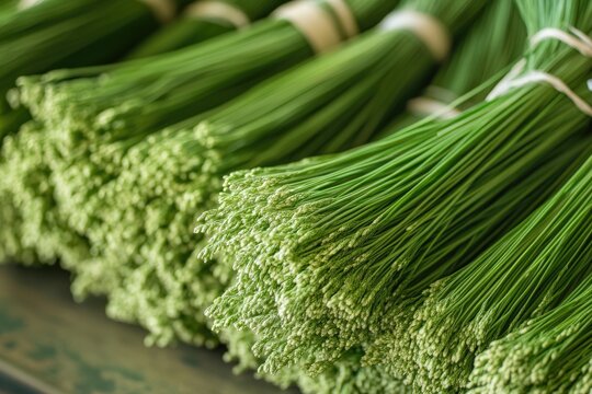 Beargrass Bundles for Spring Floral Decoration in Wholesale Flower Shop