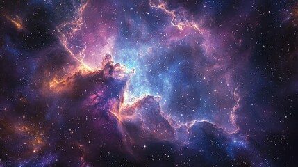 Generic Majestic Cosmic Scene High Ethereal Resolution
