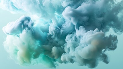 Generic Mystical Blue Perspective Ethereal Cloud Smoke