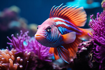 vibrant world of underwater fish is teeming with unique adaptations and behaviors, allowing them to thrive in their enchanting aquatic realm, from their cunning hunting techniques to their intimate co