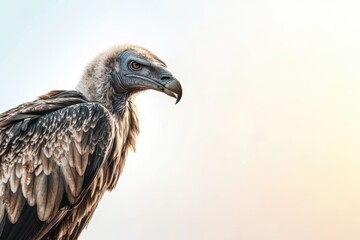Fototapeta premium Beautiful vulture banner
