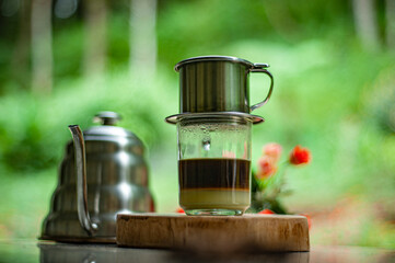 Vietnam drip coffee milk