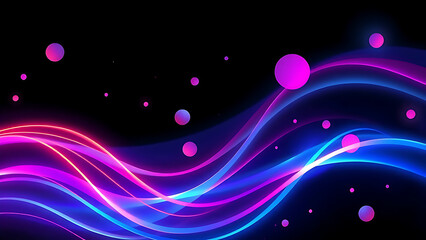 Fototapeta premium abstract purple background with bubbles