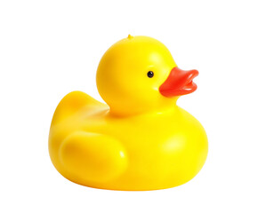 yellow rubber duck isolated