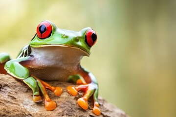 Fototapeta premium Small frog banner