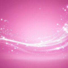Obraz premium Pink Background With Bright White Sparkles and Streaks Abstractly Arranged