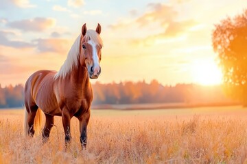 Obraz premium Horse banner
