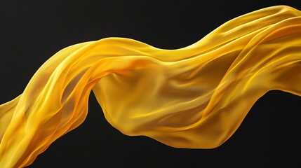 Generic Flowing Yellow Moment Black High Against Detail