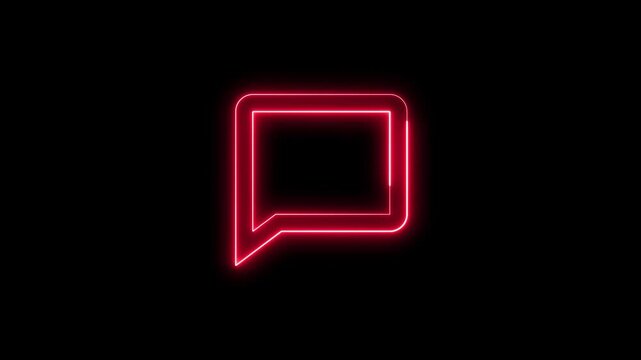 Neon Message Icon, Ic&ocirc;ne Message N&eacute;on, Neon Nachrichten-Icon, Icono Mensaje Ne&oacute;n, &Iacute;cone Mensagem Neon, Icona Messaggio Neon, ネオンメッセージアイコン, Neonowa Ikona Wiadomości