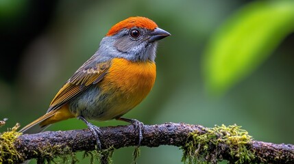 Obraz premium Rusty-bellied Brushfinch --ar 16:9 --stylize 500 --v 6.1 Job ID: 4242c8a4-e909-4e80-ac53-0df6e1580951