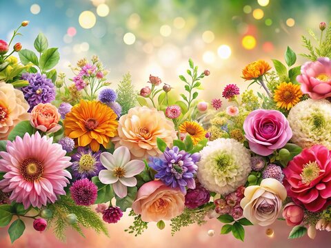 Beautiful Floral Borders for Invitations & Cards