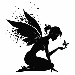 silhouette of a girl