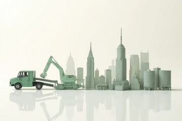 Fototapeta premium Examining Economic Impacts: Inflation's Role in Shaping Financial Stability