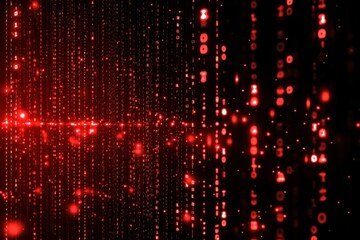 Fototapeta premium Light effect background digital binary.