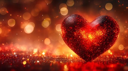 Art Romantic Heart Perspective Festive Detail High