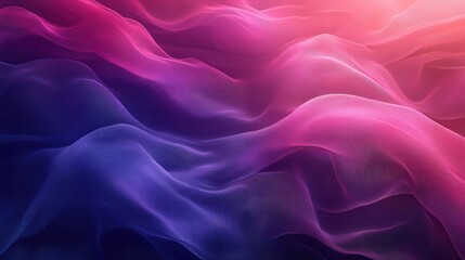Obraz premium Abstract pink blue waves, digital art, light background, website design