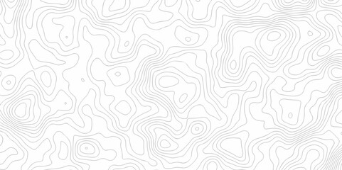 The pattern vector topography map creative discovery design. White wave spiral grid stripe line map topography. vector geographic contour mounted map discovery location background.	
