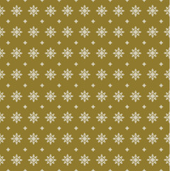 White geometric flower pattern for fabric and background, seamless pattern.