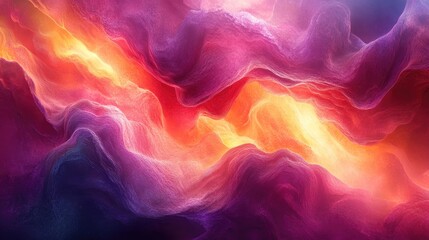 Obraz premium Abstract vibrant cosmic cloudscape; digital art background