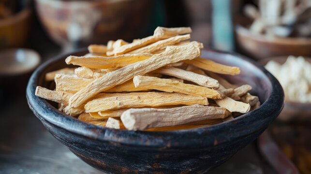 Codonopsis Pilosula Root for Tincture. Fresh Yellow Ginseng-like Root of Asian Medicinal Herb