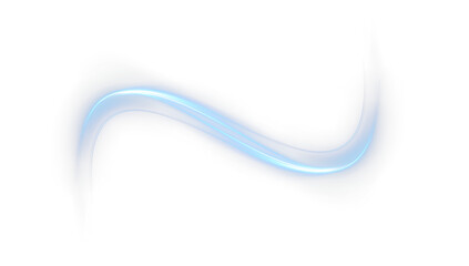 Elegant swirling wave of glowing blue light and particles. A dynamic neon twirl with sparkles, flare, and vortex motion—ideal for futuristic, magical, or energetic sci-fi visual concepts