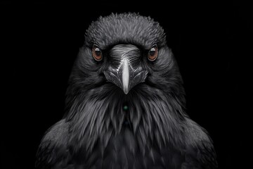 Fototapeta premium Dark Crow Banner