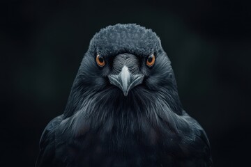 Fototapeta premium Dark Crow Banner