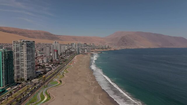 Iquique playa brava chile tarapaca Cavancha beach