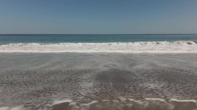Iquique playa brava chile tarapaca cavancha day beach blue sky sea drone