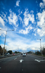 traffic on the highway