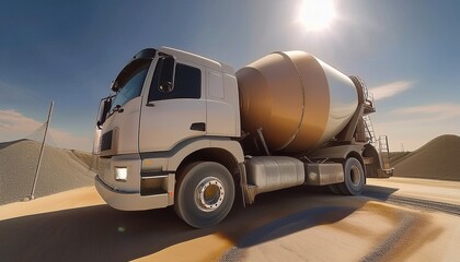 Concrete trucks embody strength and versatility.  