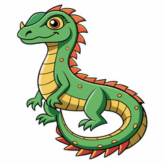 basilisk cartoon vector