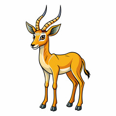 gazelle vector illustration