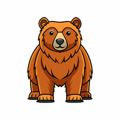 brown bear cartoon
