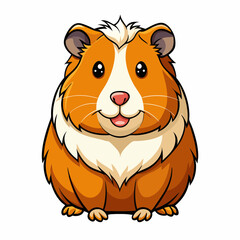 guinea pig cartoon vector