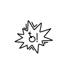 Swear word speech bubble