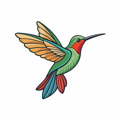 hummingbird in flight