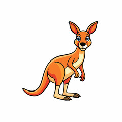 kangaroo cartoon illustration