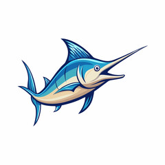 marlin vector illustration